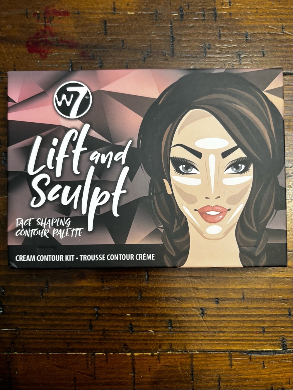 W7 Lift and Sculpt Cream Contour Kit - Brown/Tan/Creamy Shades